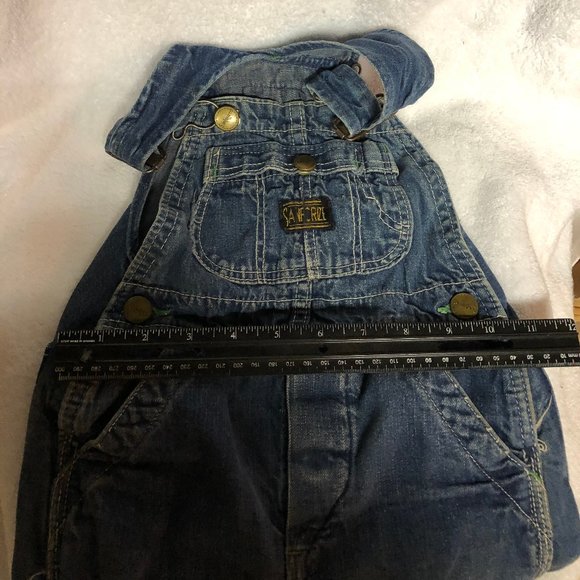 Vintage 1970 Denim Overalls Sanforized childs - Picture 4 of 4